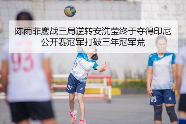 陈雨菲鏖战三局逆转安洗莹终于夺得印尼公开赛冠军打破三年冠军荒